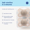 image:imageMAM Original Baby Pacifier 06 Mths Skin Soft Silicone Nipple 2 PackPeppermint GreenCotton 1