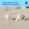 image:imageMAM Original Baby Pacifier 06 Mths Skin Soft Silicone Nipple 2 PackPowder Blue LinenDune