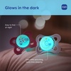 image:imageMAM Original Baby Pacifier 06 Mths Skin Soft Silicone Nipple 2 PackRose Pink Purple IrisCotton