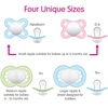 image:imageMAM Original Baby Pacifier 16 Mths Skin Soft Silicone Nipple 4 PackGirls