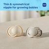 image:imageMAM Original Baby Pacifier 16 Mths Skin Soft Silicone Nipple 4 PackShell  Iris