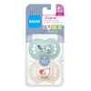 image:imageMAM Original Baby Pacifier 616 Mths Skin Soft Silicone Nipple 4 PackPale Mint  Linen