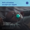 image:imageMAM Original Baby Pacifiers 616 Months Glows in The Dark 2 PackCotton  Teal  Shell