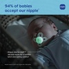 image:imageMAM Original Start Baby Pacifiers 03 Months Glow in The Dark 2 PackGreenteaLinen