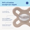 image:imageMAM Original Start Baby Pacifiers 03 Months Glow in The Dark 2 PackPowder BlueLinen