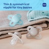 image:imageMAM Original Start Baby Pacifiers 03 Mths Skin Soft Silicone 2 PackBlue TealCotton