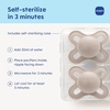 image:imageMAM Original Start Baby Pacifiers 03 Mths Skin Soft Silicone 2 PackPeppermint GreenCotton