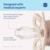 image:imageMAM Original Start Baby Pacifiers 03 Mths Skin Soft Silicone 2 PackRose PinkCottonFairy DustShell
