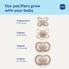image:imageMAM Original Start Baby Pacifiers 03 Mths Skin Soft Silicone 2 PackRose PinkCottonFairy DustShell