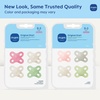 image:imageMAM Original Start Baby Pacifiers 03 Mths Skin Soft Silicone 2 PackRose PinkPeppermint GreenLinen