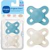 image:imageMAM Original Start Baby Pacifiers 03 Mths Skin Soft Silicone 2 PackTeal  Cotton