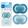 image:imageMAM Original Baby Pacifier 616 Mths Skin Soft Silicone Nipple 4 PackBlue TealBlue Sky