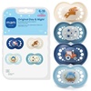 image:imageMAM Original Baby Pacifiers 616 Months Glows in The Dark 2 PackBlue TealBlue SkyCotton