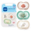image:imageMAM Original Baby Pacifiers 616 Months Glows in The Dark 2 PackCotton  Teal  Shell