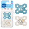 image:imageMAM Original Start Baby Pacifiers 03 Mths Skin Soft Silicone 2 PackBlue TealCotton