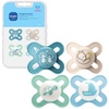 image:imageMAM Original Start Baby Pacifiers 03 Mths Skin Soft Silicone 2 PackBlue TealCottonPale MintBlue Sky