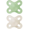 image:imageMAM Original Start Baby Pacifiers 03 Mths Skin Soft Silicone 2 PackPeppermint  Cotton