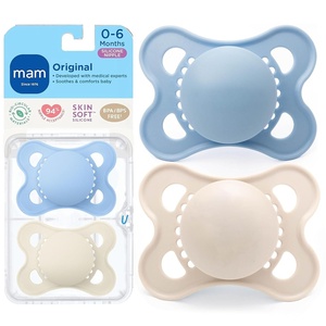 image:imageMAM Original Baby Pacifier 06 Mths Skin Soft Silicone Nipple 2 Pack2 Count Pack of 1
