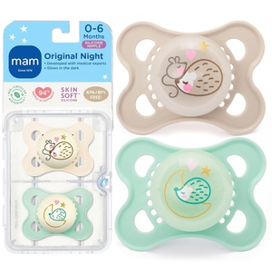 image:imageMAM Original Baby Pacifiers 06 Months Glows in The Dark 4 PackPale MintCotton
