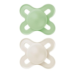 image:imageMAM Original Start Baby Pacifiers 03 Mths Skin Soft Silicone 2 PackPeppermint GreenCotton